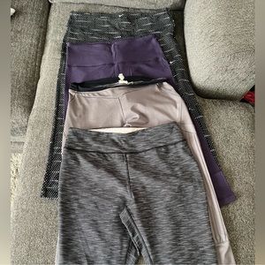 Workout Capri Pants Knee Length Tights Nike Adidas Hyba Kirkland Black